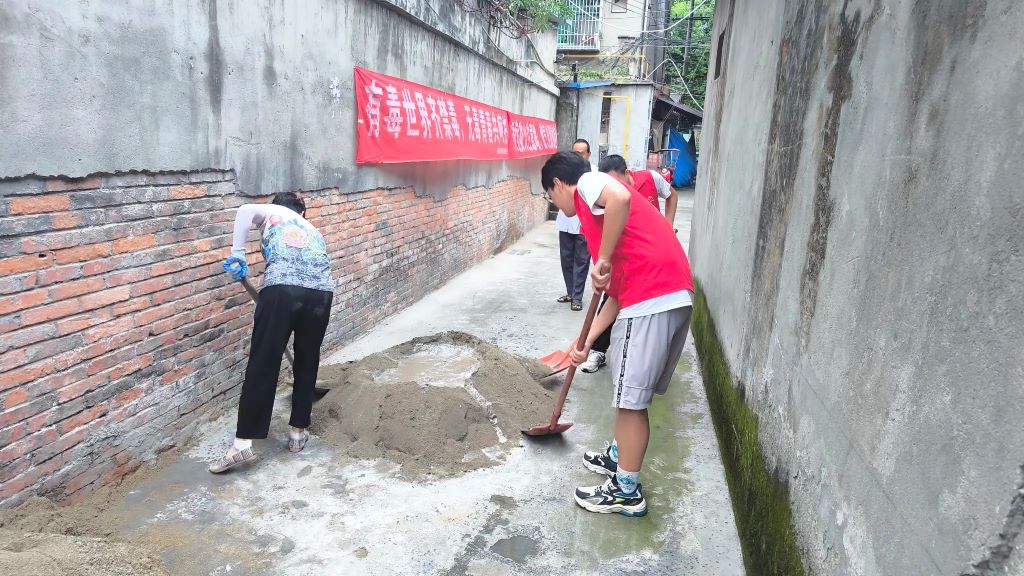 墻體換新，社區(qū)換顏